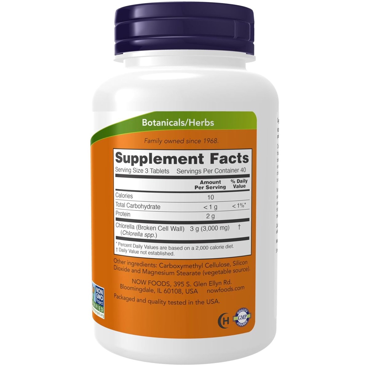 NOW Foods Chlorella 1000mg - 120 Tablets