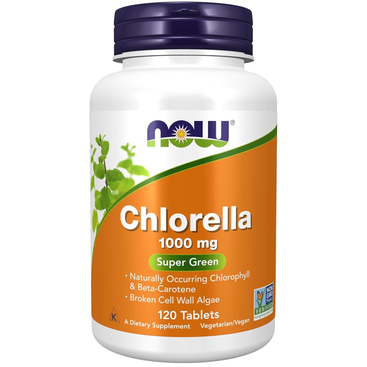 NOW Foods Chlorella 1000mg - 120 Tablets