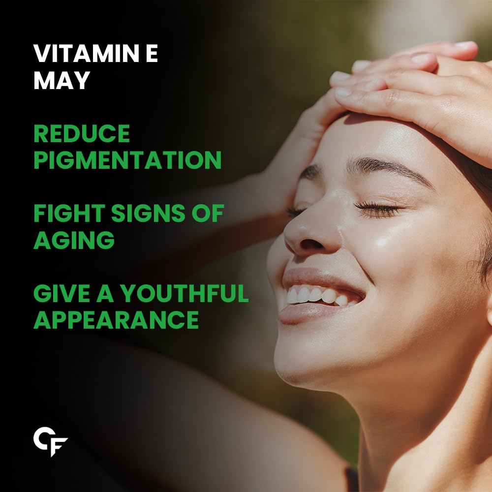 Carbamide Forte 400 mg Vitamin E Capsules for Face and Hair