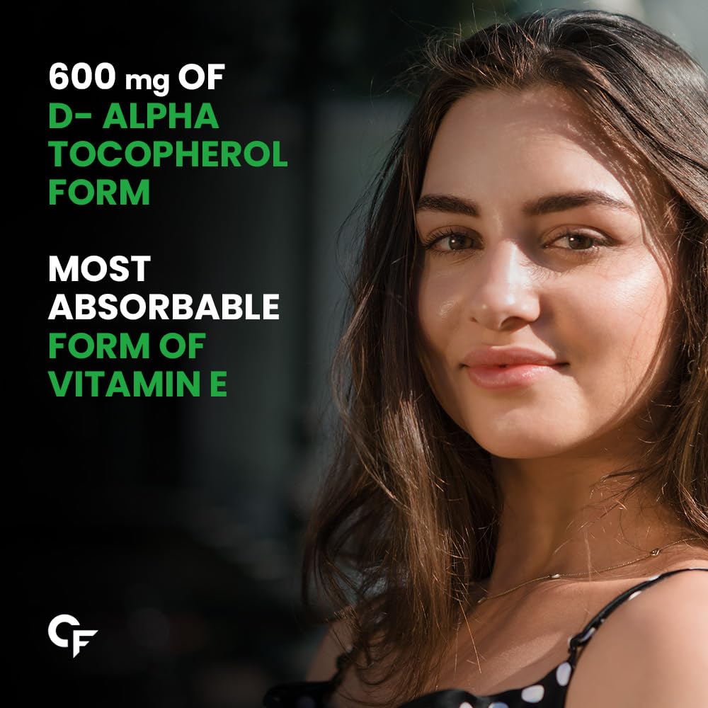 Carbamide Forte 400 mg Vitamin E Capsules for Face and Hair