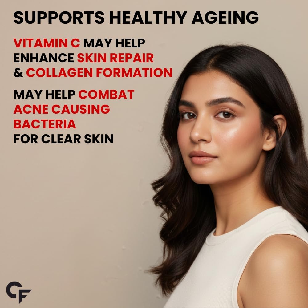 Carbamide Forte Natural Vitamin C Supplements Amla Extract With Zinc For Immunity & Skincare