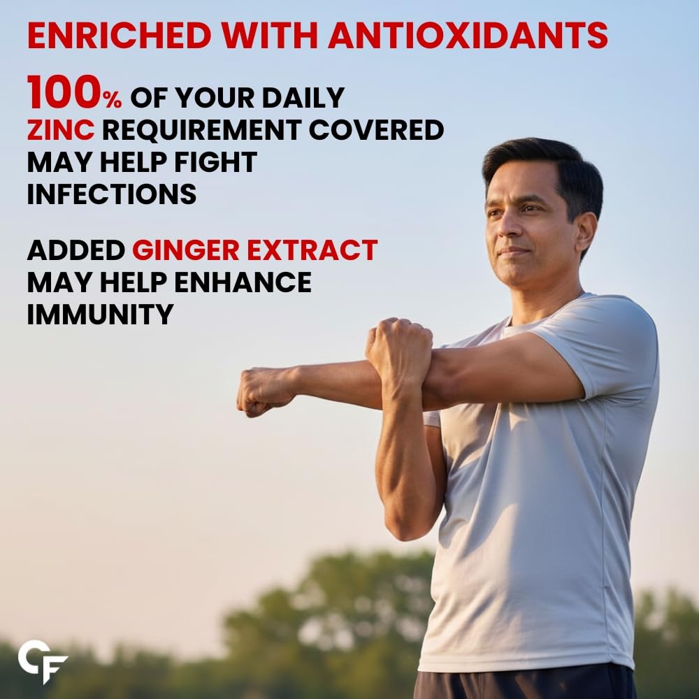 Carbamide Forte Natural Vitamin C Supplements Amla Extract With Zinc For Immunity & Skincare