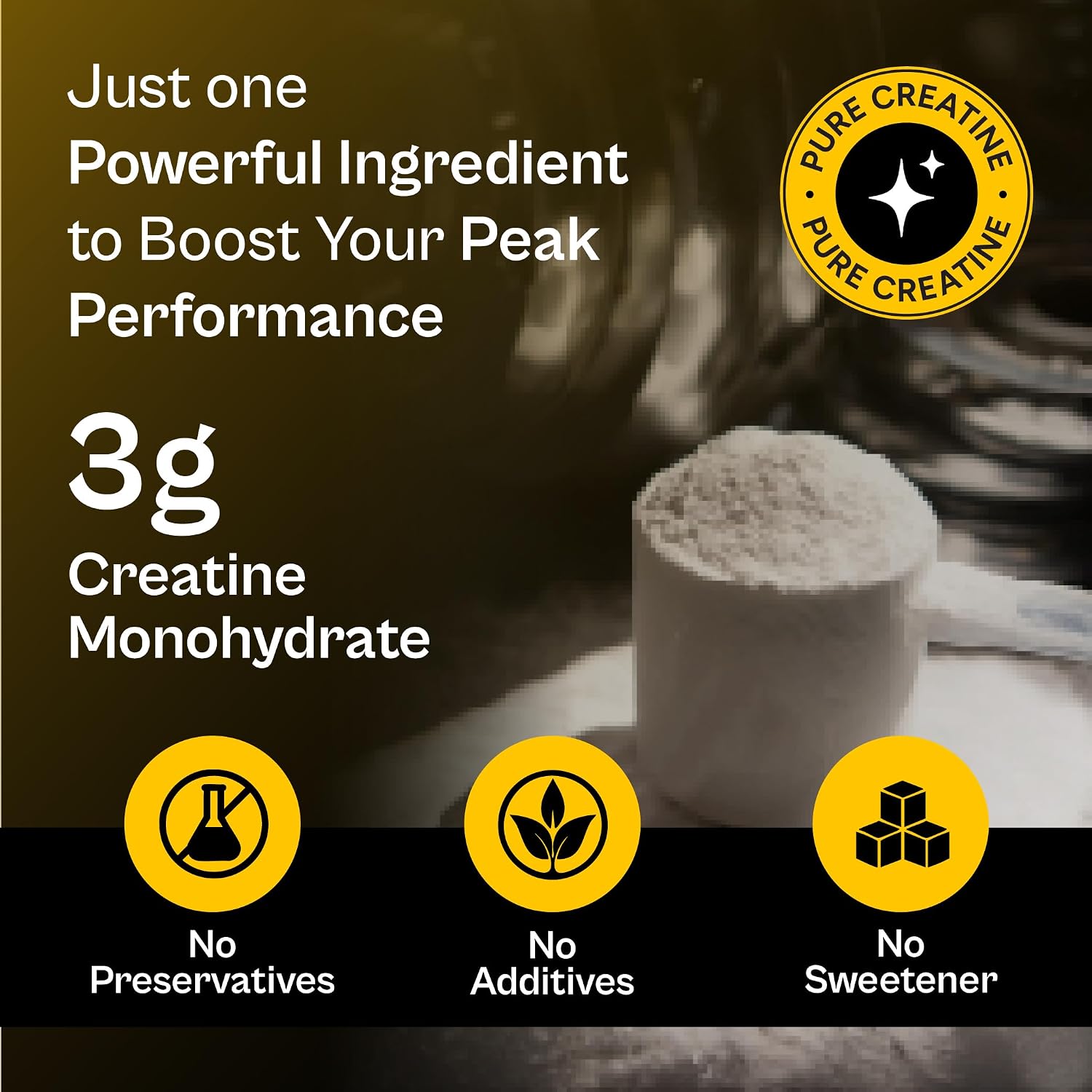TATA 1MG Pure Creatine Monohydrate | DCT & DHT Safe | Unflavoured | 250gm | Maximize Strength, Power & Recovery