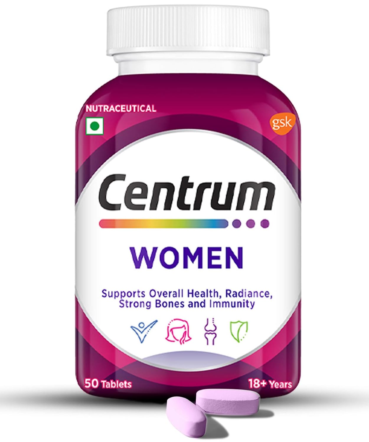 Centrum Women: Advanced Multivitamin for Women with 23 Essential Nutrients