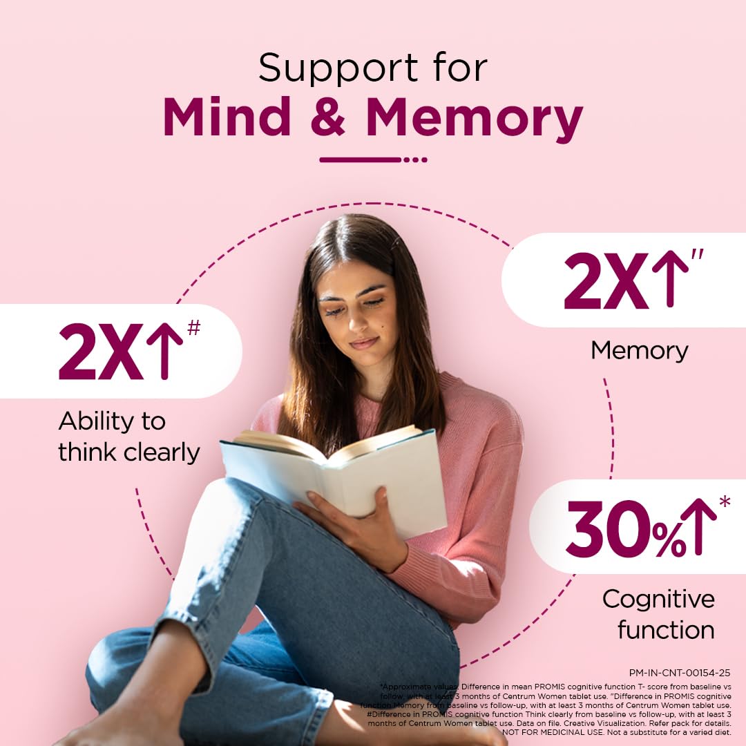 Centrum Women: Advanced Multivitamin for Women with 23 Essential Nutrients
