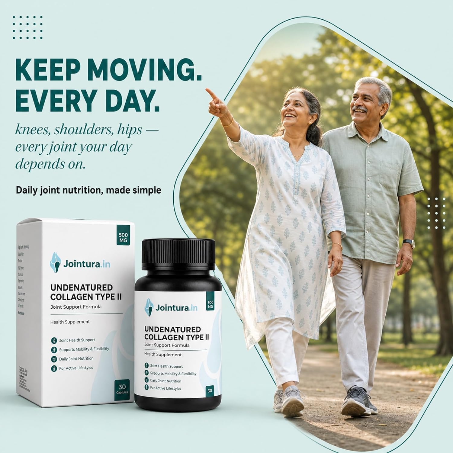 Undenatured Type II Collagen 40mg | Advanced Native Collagen for Joint & Cartilage Support