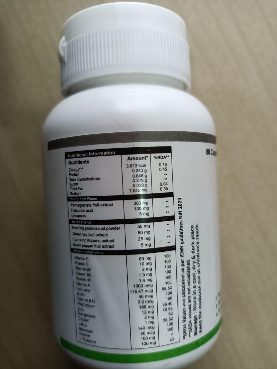 Wellness Beat Beauty & Immunity Vitamins: Radiance & Resilience Capsules